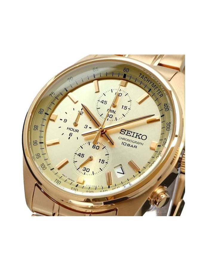 Seiko - Stainless Steel Chronograph Wrist Watch SSB382P1 - Image 1