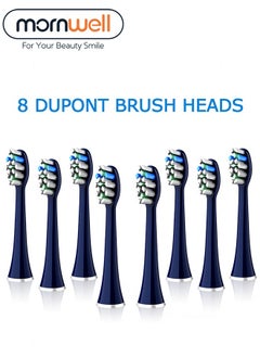 Mornwell Black Electric Toothbrush for Adults, Battery Toothbrush for Adults, Sonic Toothbrush with 4 Smart Massage, Rechargeable Toothbrushes for adults, Power Toothbrushes with 8 Dupont Brush Heads  - Image 5