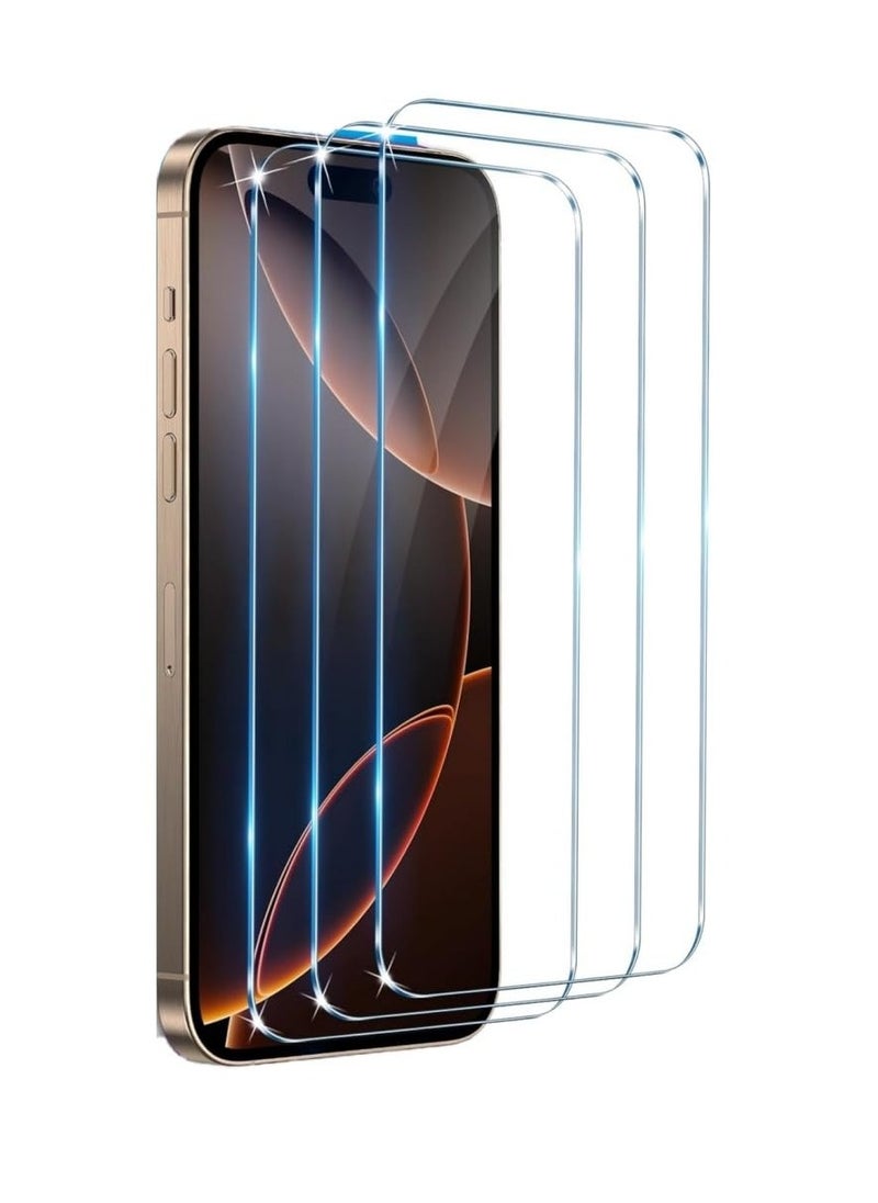 Aookay Compatible with iPhone 16 Pro Max 6.9" Tempered Glass Screen Protector [3-Pack] [Case Friendly] [9H Hardness] [HD Clear] [Bubble Free] Tempered Glass Film for iPhone 16 Pro Max  - Image 1