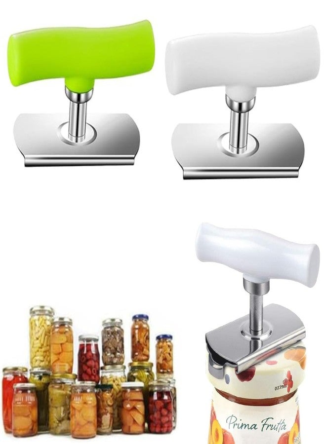 RASOFAB Zwerlin Multifunction Adjustable Labor-Saving Rotating Bottle Cap Opener Easy Twist Off Can Lid Remover Jar Bottle Opener Tool for Kitchen Gadget Multicolor 1 Pcs - Image 1