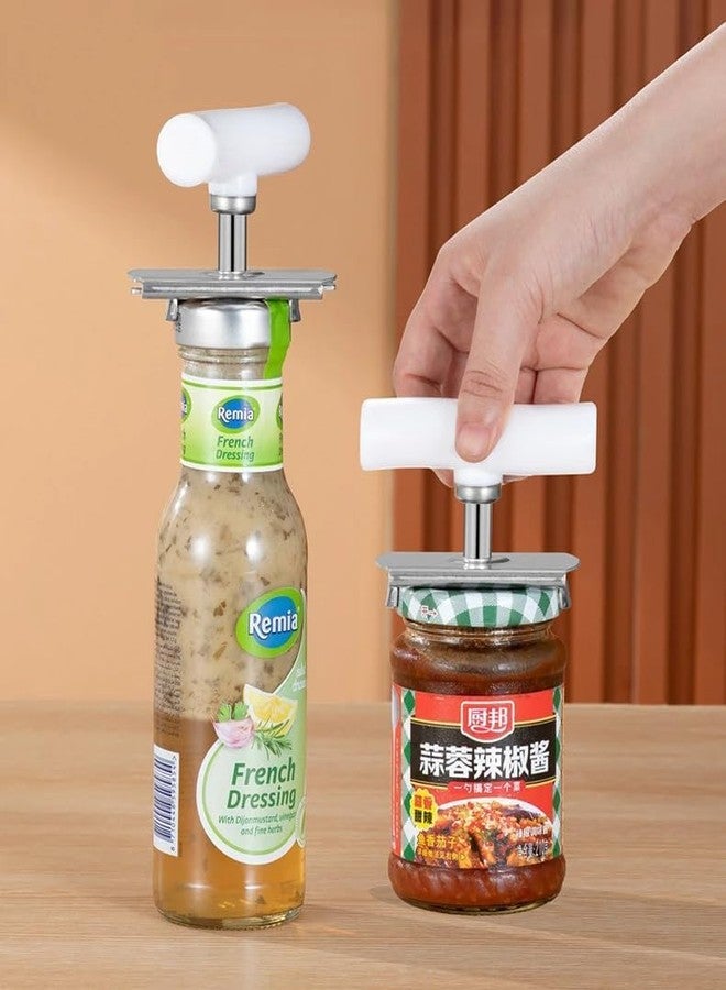 RASOFAB Zwerlin Multifunction Adjustable Labor-Saving Rotating Bottle Cap Opener Easy Twist Off Can Lid Remover Jar Bottle Opener Tool for Kitchen Gadget Multicolor 1 Pcs - Image 2
