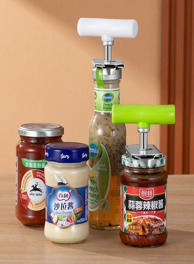 RASOFAB Zwerlin Multifunction Adjustable Labor-Saving Rotating Bottle Cap Opener Easy Twist Off Can Lid Remover Jar Bottle Opener Tool for Kitchen Gadget Multicolor 1 Pcs - Image 3