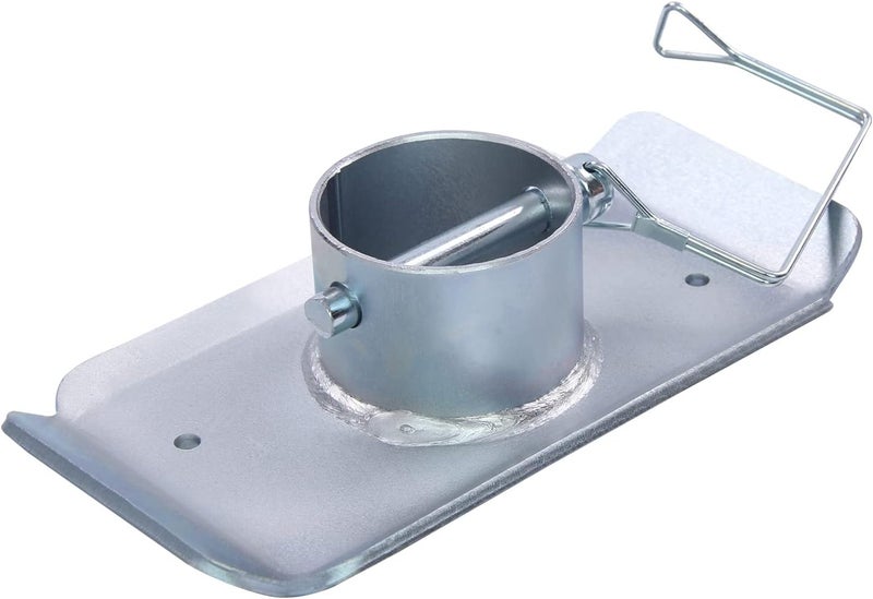 TOWKING 5000lbs Trailer Jack Foot Plate with Pin Base, Silver - Image 4
