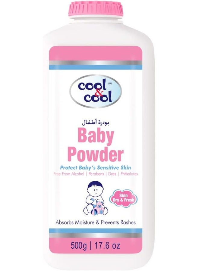 Cool & Cool Protects Sensitive Skin Baby Powder - 500g - Image 1