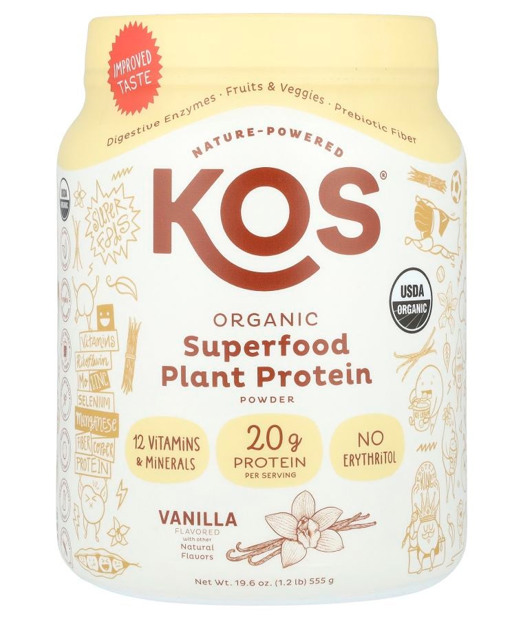 Organic Superfood Plant Protein Powder Vanilla 1.2 lb (555 g)