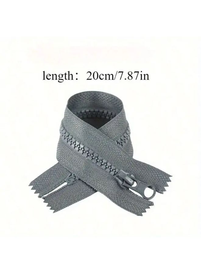 10 Orange Closed End Resin Zippers 11.81inch Durable DIY Sewing Supplies - Image 4