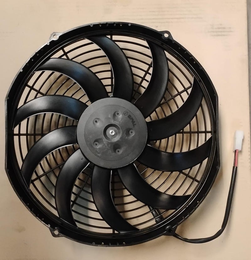 SPAL Fan 12x10 Inches Push S-Blade Heavy Duty 12 Volt 305MM Diameter - Image 1