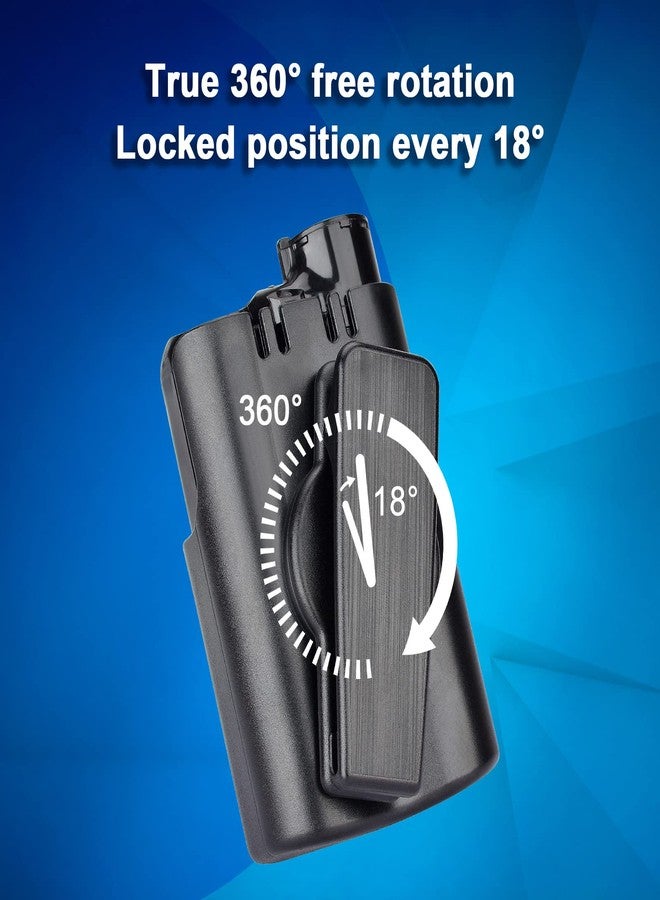 Healvaluefit Insulin Pump Holder 360° Rotatable, Insulin Pump Case with Clip for Medtronic MiniMed 630G 640G 670G 770G, Sturdy and Durable Clip (Black) - Image 4