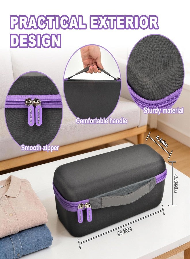 PAIYULE Portable Steamer Travel Case, Storage Bag Compatible with DRFLASH Handheld Clothes Steamer, Organized with Mesh Pocket for Accessories (Case Only), Dark Gray - Image 4
