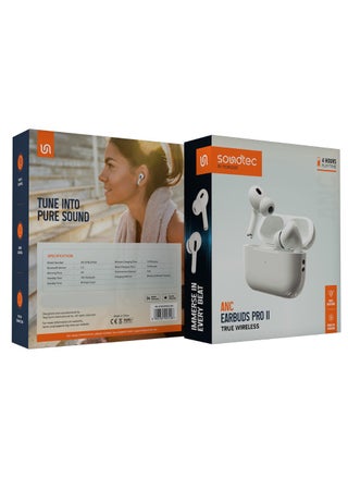 White-Earbuds Pro 2(ENC)- White
