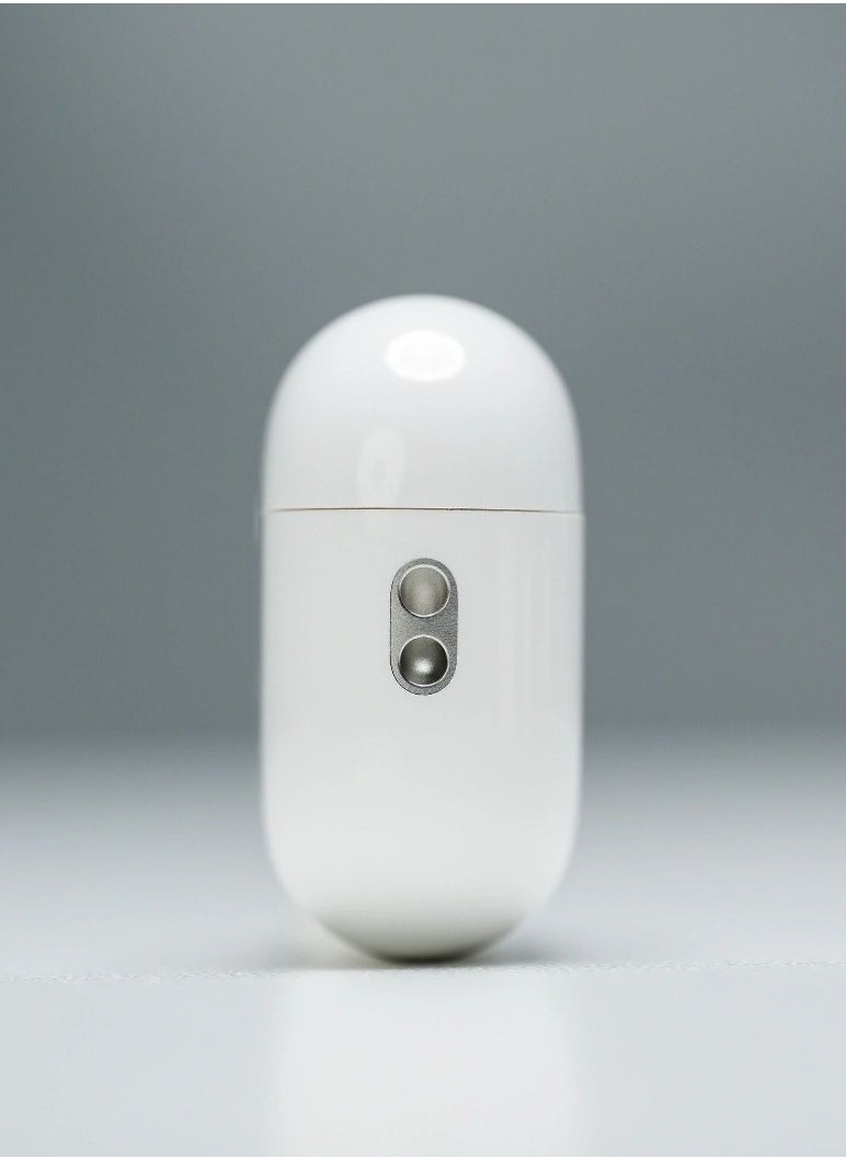 porodo - True Wireless Active Noise Cancellation ( ANC ) Earbuds Pro 2 / Touch Control / Voice Assistant / Wireless Charging / Pop-Up Connection - White - Image 1