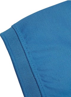 كول تيكس تي شيرت بولو قطن بوليستر عادي من Cooltex للجنسين باللون الأزرق الفيروزي وأكمام قصيرة ناعمة ومريحة  - Image 3