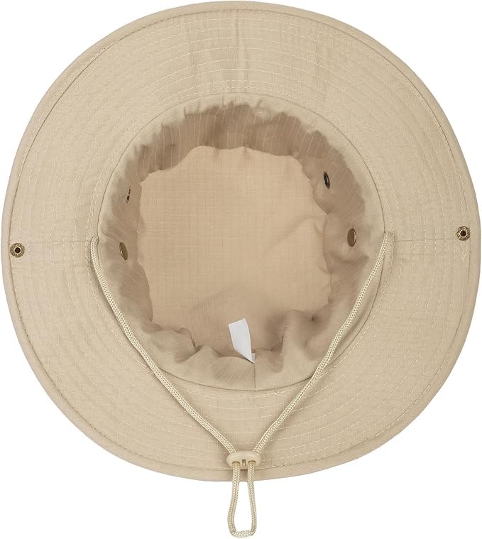 CLOTHERA UPF 50+ Boonie Bucket Foldable UV Protection Hiking Beach Fishing Summer Safari Sun Hat for Men and Women Multicolour - Image 3