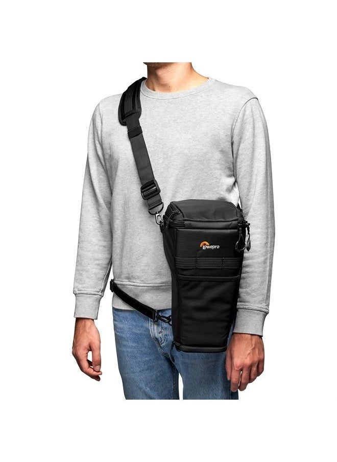 Lowepro - ProTactic TLZ 75 AW DSLR toploader - Expand to Hold up to 24-70mm f/2.8 and Lens Hood with Portrait Grip - Camera Gear to Personal belongings - for DSLR Like Canon 5D, Black - LP37279-PWW - Image 1