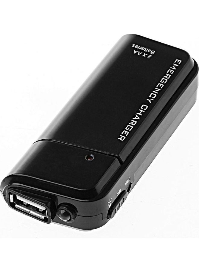 نيبمينينت شحان بطارية للطوارئ بمنفذ USB أسود - Image 2