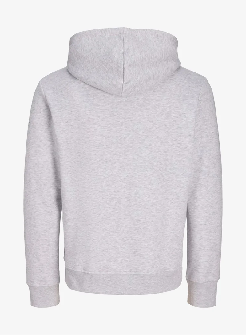 JACK & JONES  Casual Logo Zip Hoodie for Men | Best Price UAE