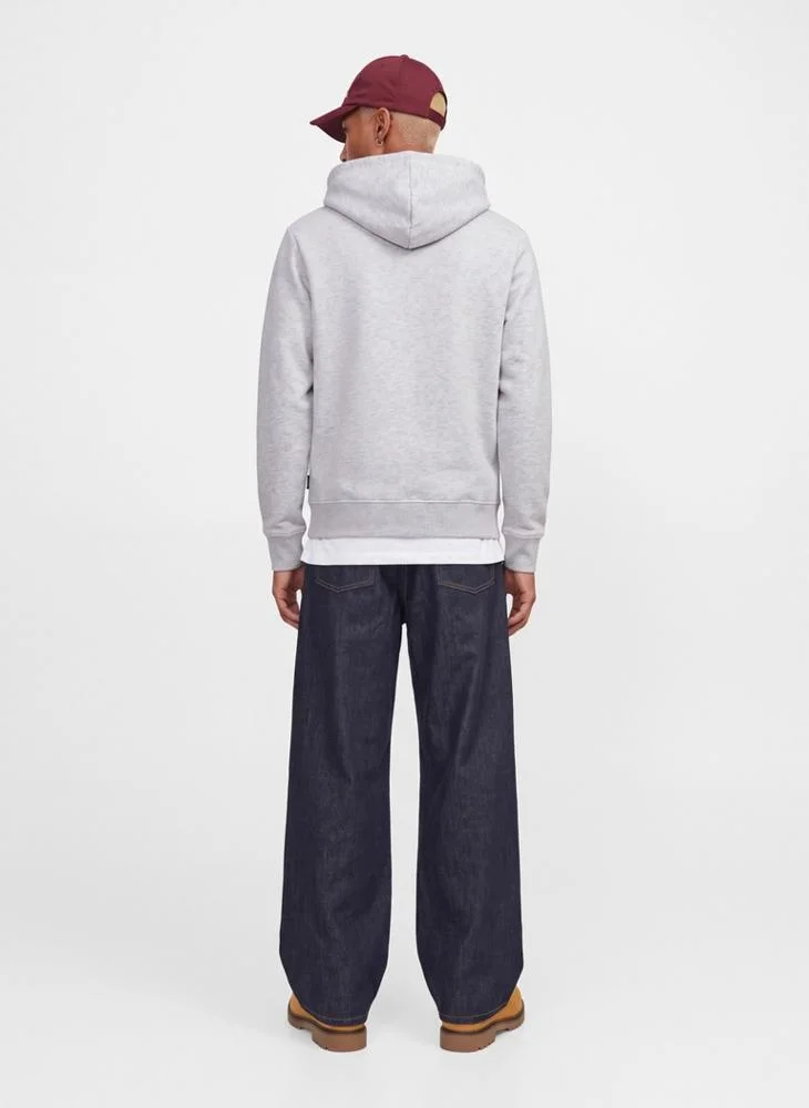 JACK & JONES Casual Logo Zip Hoodie