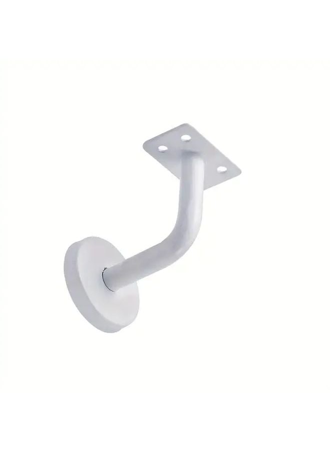 White Stainless Steel Handrail Bracket Wall Mounted For Wood Safety Railings - Image 1
