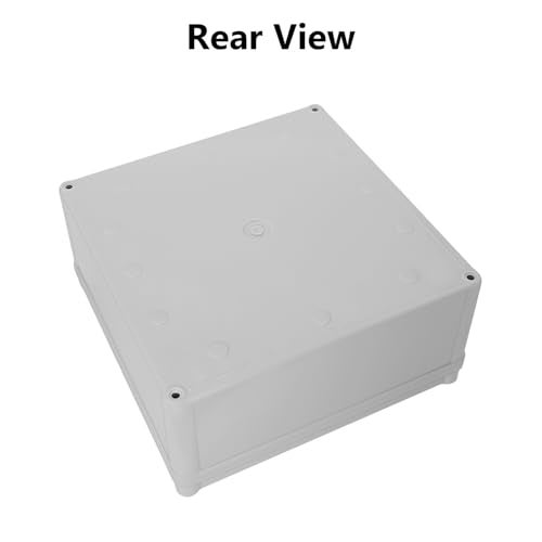 LeMotech Junction Box IP67 Waterproof Dustproof ABS Plastic Project Box for Electrical Outdoor Enclosure Gray 7.9 x 7.9 x 3.7 inch (200 x 200 x 95 mm) - Image 5