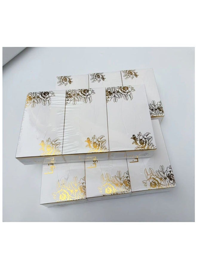 9 Boxes Pack Premium Facial Tissue Crafted With Soft Material Designed For Daily Comfort And Convenience, 2 Ply, 300 Count (12 Packs Of Each 25) - Image 1