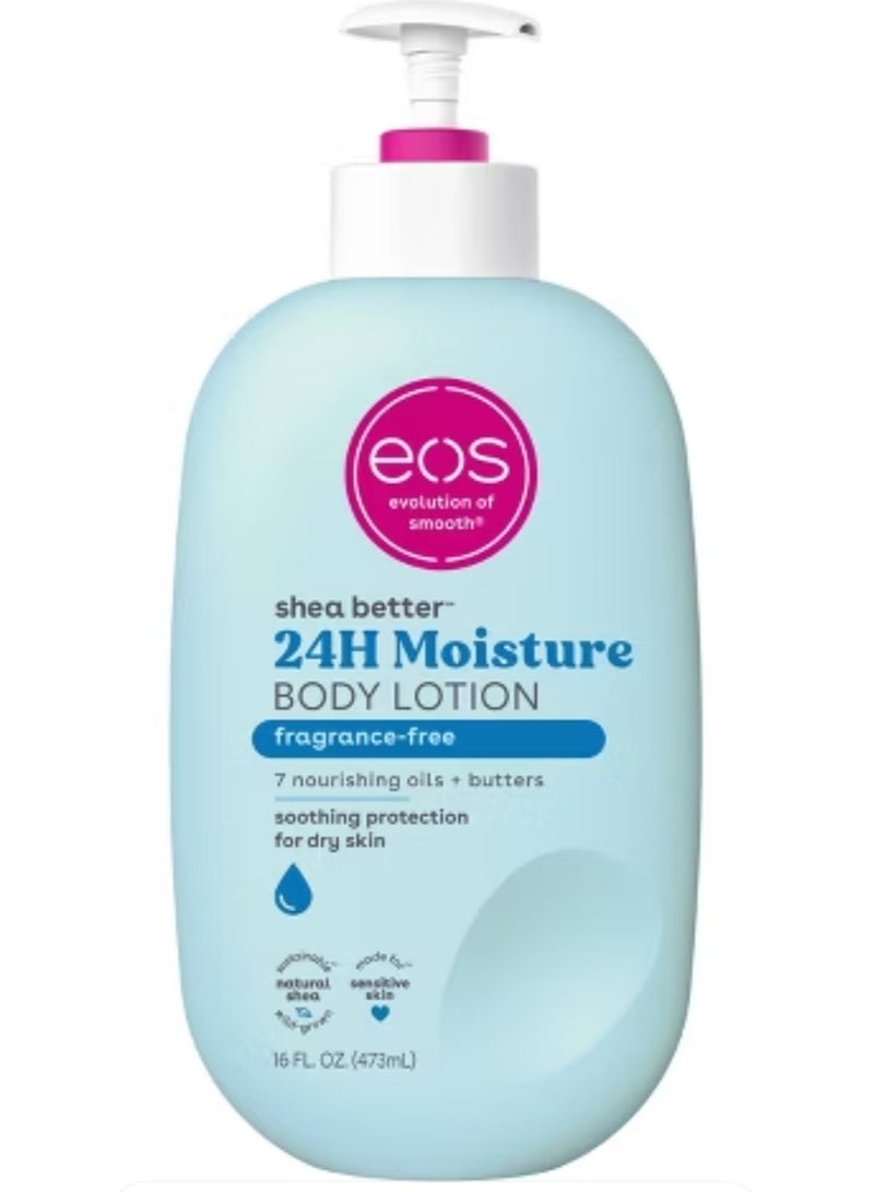 EOS Shea better 24H Moisture BODY LOTION  Fragrance-free 473ML - Image 2