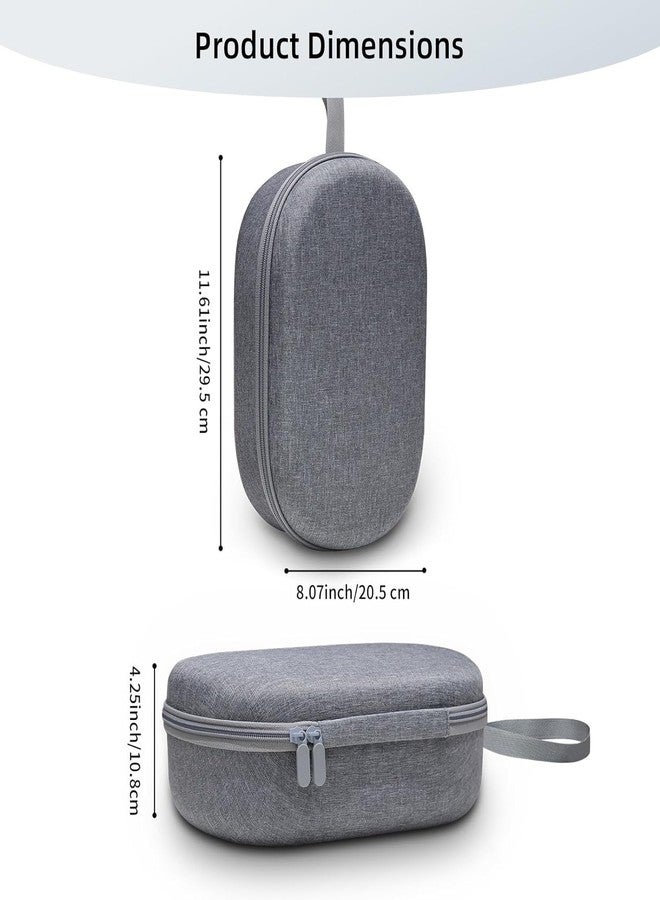 TMG Carrying Case Compatible with Apple Vision Pro,Handheld Hard Storage Bag & Shell for Full Protection Design for Traveling and Storage (Grey) - Image 5