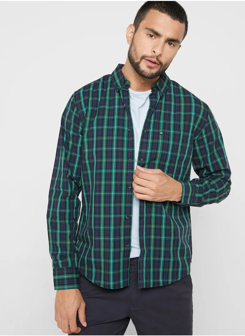 Seventy Five Button Down Collar Regular Full Sleeve