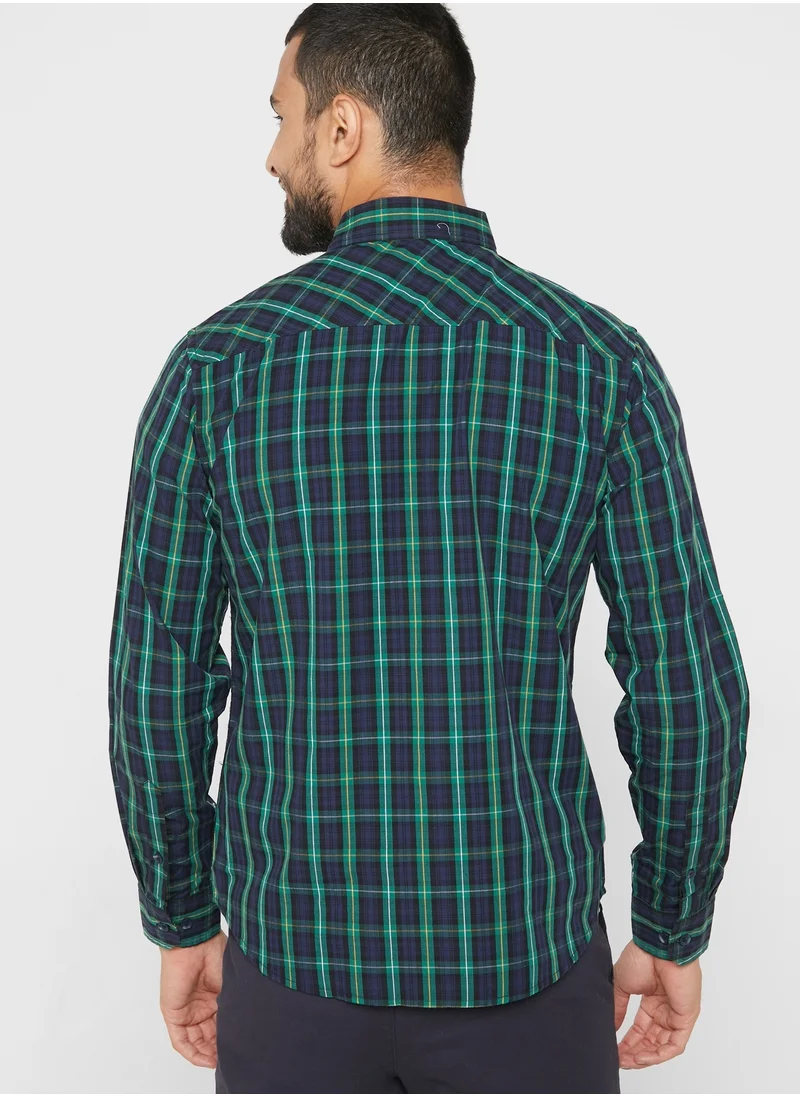 Seventy Five Button Down Collar Regular Full Sleeve