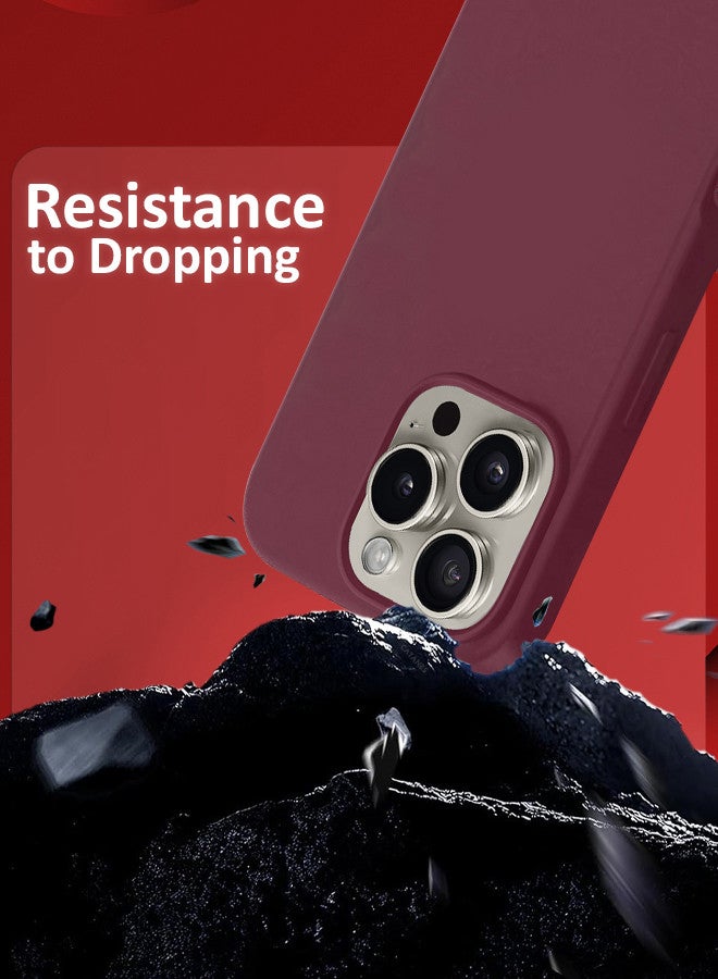 (لآيفون 16 برو ماكس) غلاف، غلاف سيليكون رفيع، مغطى بالكامل مضاد للخدش ومقاوم للصدمات - Image 2