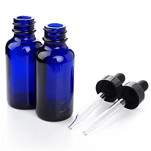 Yesker CL65319 Cobalt Blue Glass Bottles 1-oz for Essential Oils with Glass Eye Dropper And Rubber Bulb - 6 pack - Image 5