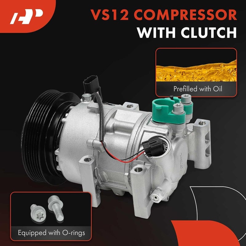 A-Premium ضاغط مكيف A-Premium مع قابض لهيونداي إيلانtra 2011-2015 - Image 3