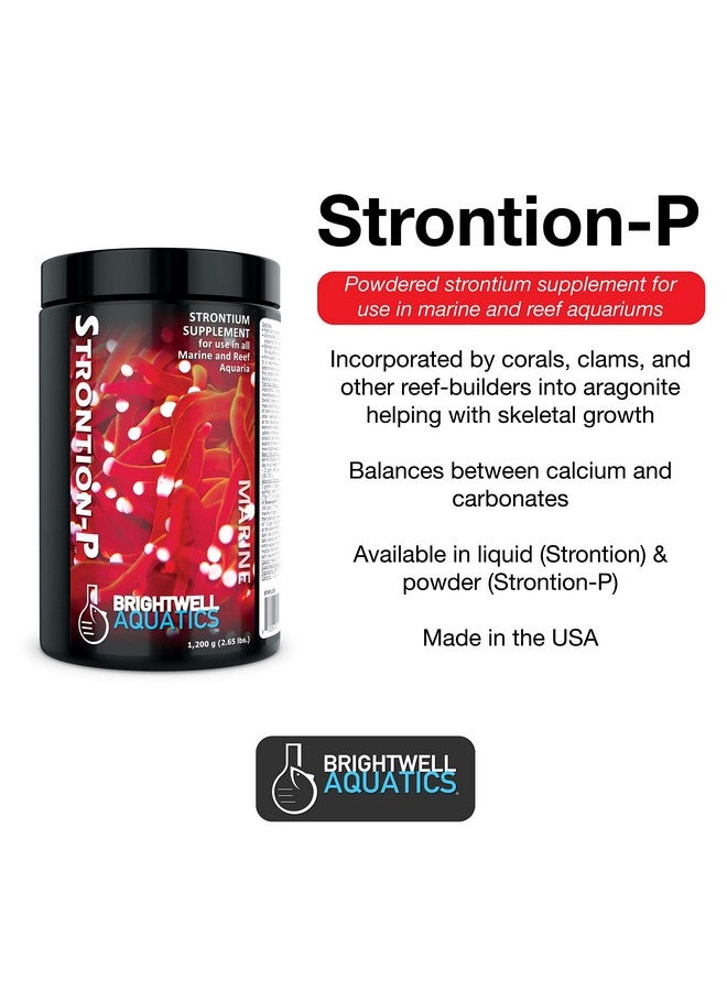 Brightwell Aquatics Strontion-P - Strontium Supplement for All Marine Aquariums, 150g - Image 2