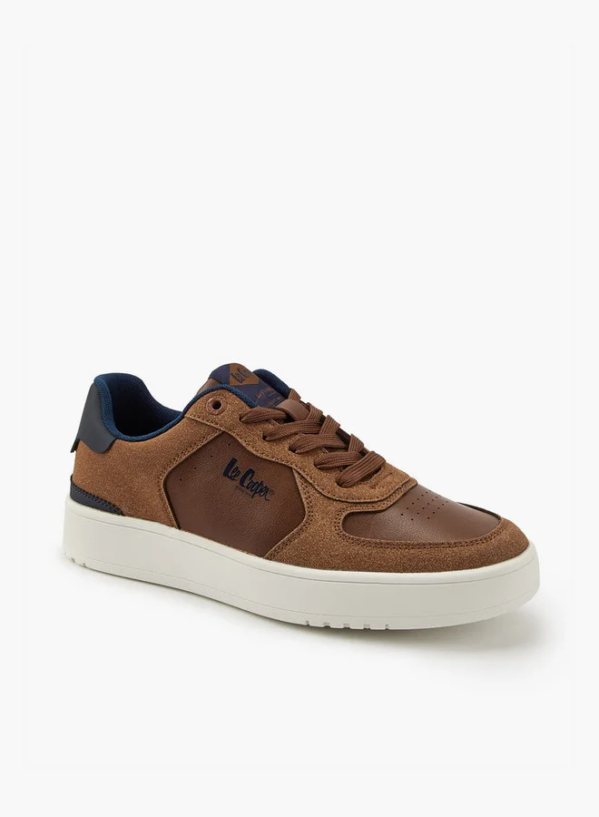Lee Cooper Men's Panelled Lace-Up Sneakers