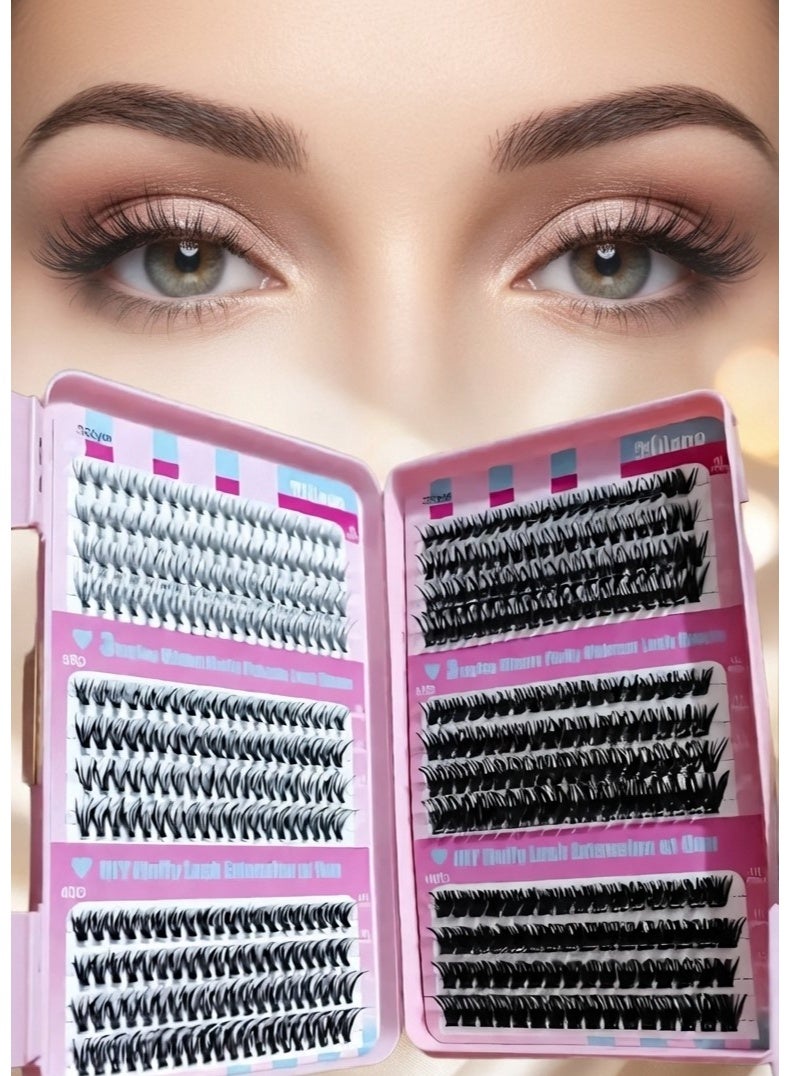 6 Styles False Eyelashes Set – Curly, Voluminous & Natural-Looking Lashes for Long-Lasting Glamour