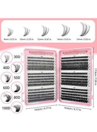 6 Styles False Eyelashes Set – Curly, Voluminous & Natural-Looking Lashes for Long-Lasting Glamour - view 2
