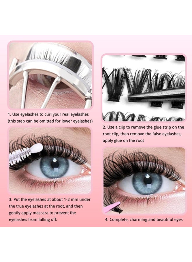 Shein 6 Styles False Eyelashes Set – Curly, Voluminous & Natural-Looking Lashes for Long-Lasting Glamour - Image 5