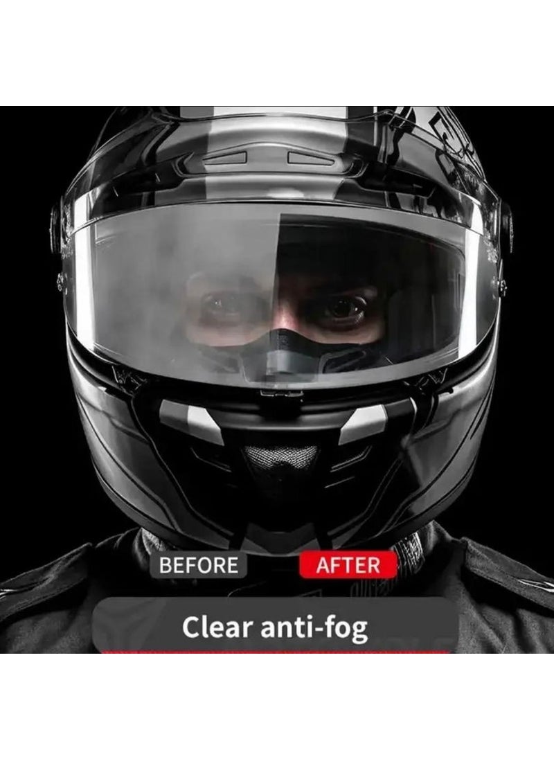 Ebakbak Motorcycle Helmet Visor Anti-Fog Pinlock Universal Durable Nano Coating Adhesive Anti Fog  - Image 4