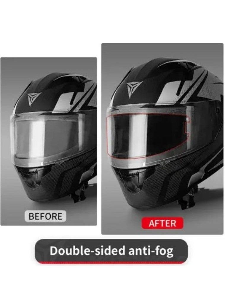 Ebakbak Motorcycle Helmet Visor Anti-Fog Pinlock Universal Durable Nano Coating Adhesive Anti Fog  - Image 3