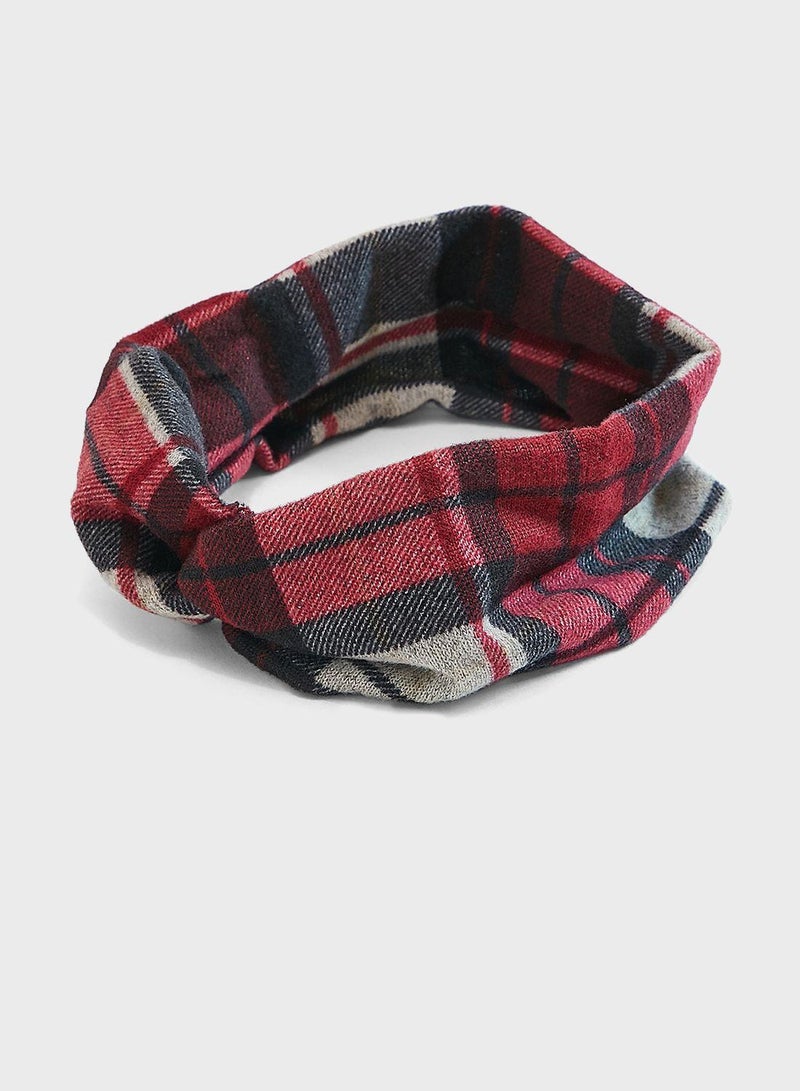 Claires Kids Checked Headband - Image 2