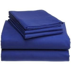 DESTINY CRESCENT BED Full XL 100% Microfiber Double Brushed Sheet Set - Extra-Soft  Breathable & Wrinkle-Free - 15"" Deep Pockets  54"" x 80"" - Ideal for Extra Long Full Beds - 4PC Set (Full XL  Royal Blue)