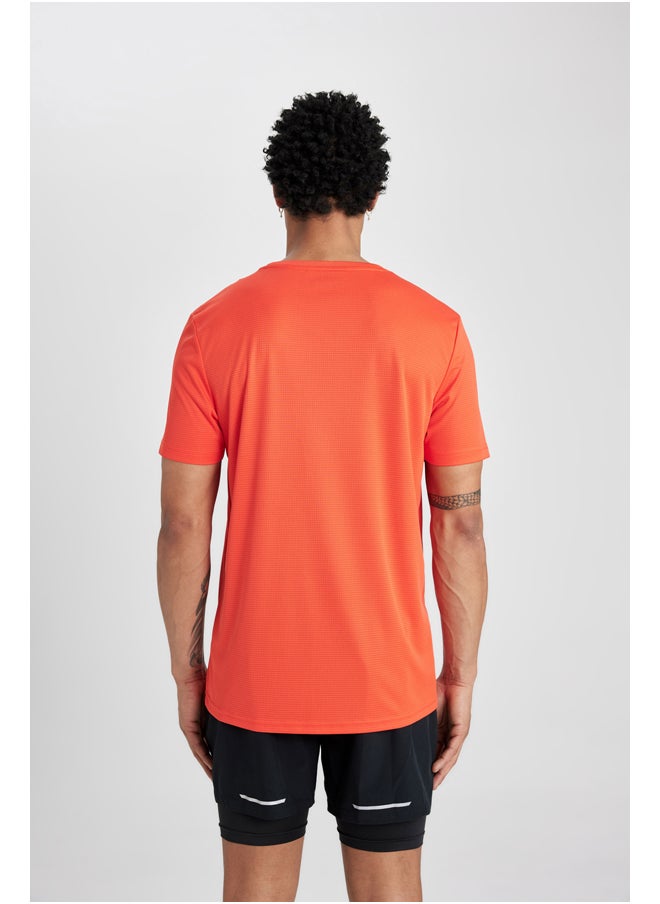DeFacto - Man Slim Fit Crew Neck Short Sleeve Knitted T-Shirt - Image 1
