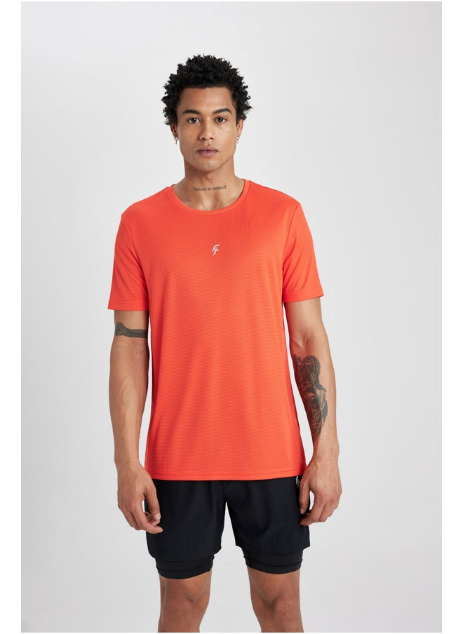 DeFacto - Man Slim Fit Crew Neck Short Sleeve Knitted T-Shirt - Image 1