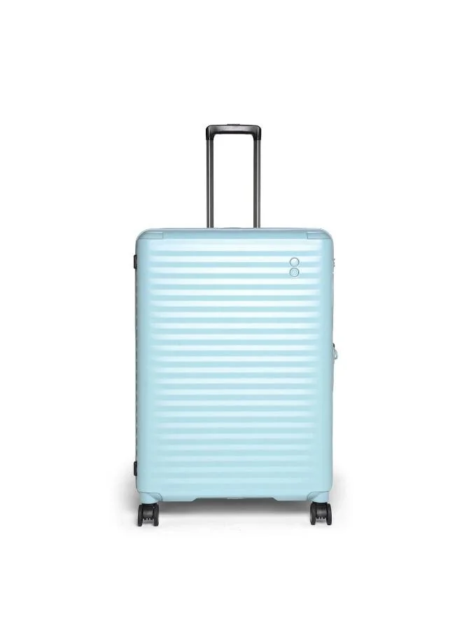 Echolac Celestra 76.5cm Hardcase Expandable 4 Double Wheel Check-In Luggage Trolley Slate Blue