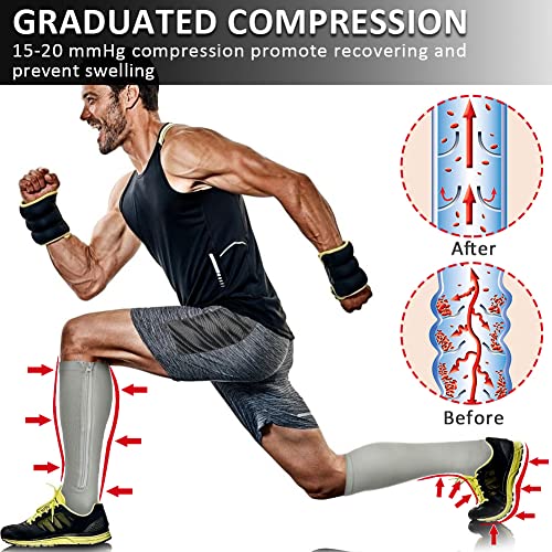 Ailaka Medical 1520 mmHg Zipper Compression Socks Women Men - Image 5
