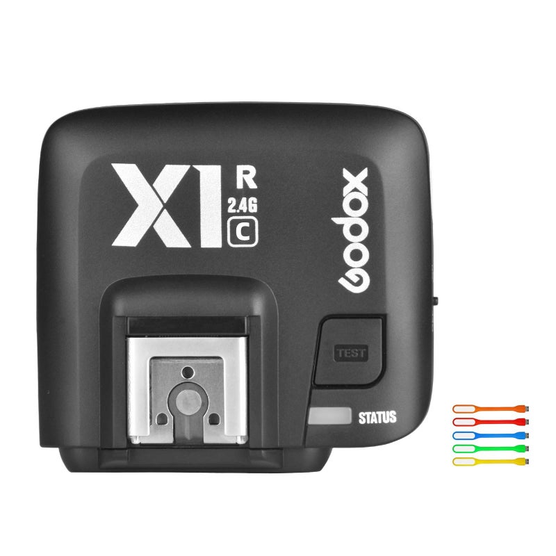 Godox Godox X1C E-TTL Wireless High Speed Sync 1/8000s Flash Receiver Compatible for Canon Cameras with CONXTRUE USB LED (X1R-C Receiver) - Image 1