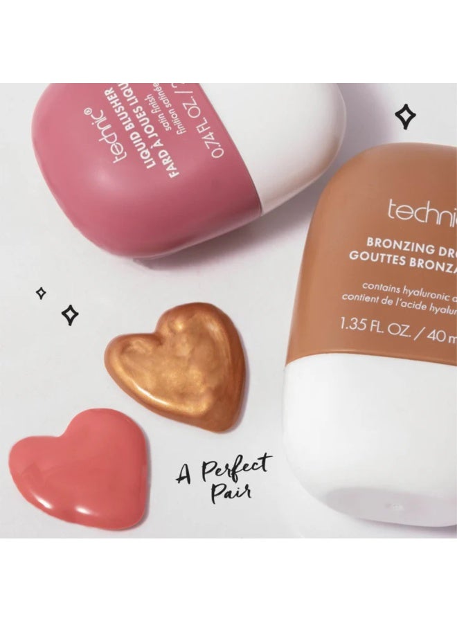 Technic Sundrenched Liquid Blush - Pink Flamingo - Image 5