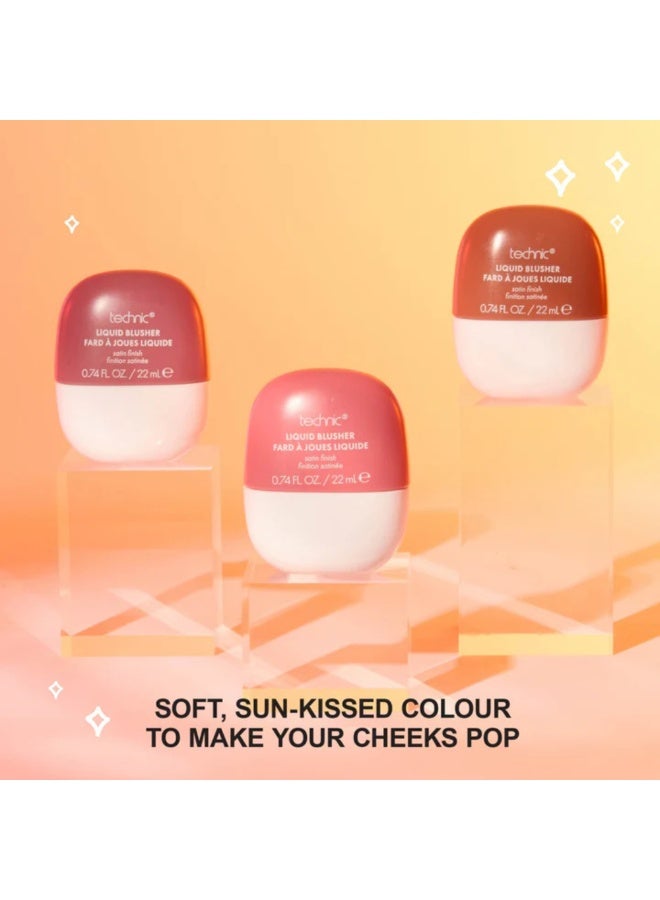 Technic Sundrenched Liquid Blush - Pink Flamingo - Image 4