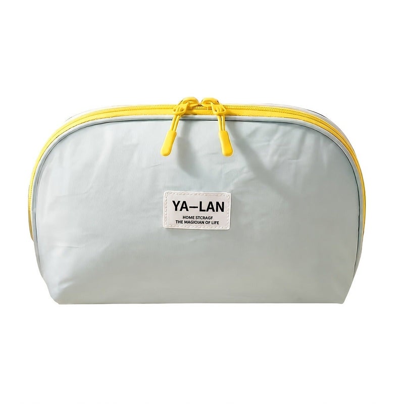 LDQ Tassel Velvet Bra, Three-in-One Shell Storage Bag, Color-Block Bra Pouch, Underwear Organizer for Travel, Multi-Layer Storage, Dustproof Underwear Socks Organizer, Intimate Apparel Bag, Travel Pouch - Image 1