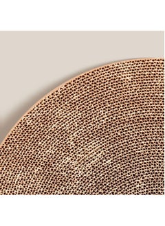 llwoo Pet Scratch Resistant Round Bowl Cat Toy Corrugated Cardboard Interchangeable Combination Cat Bed White  - Image 5