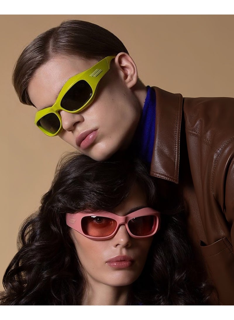 نظارات شمسية ، نظارات شمسية أزياء الرياضة في الهواء الطلق ( الوردي ) - Image 3